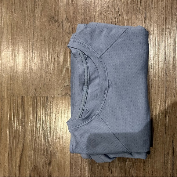 lululemon athletica Tops - lululemon athletica Long Sleeve Tee in Light Blue
